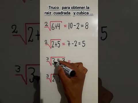 truco MATEMÁTICO  RADICALES #matemática