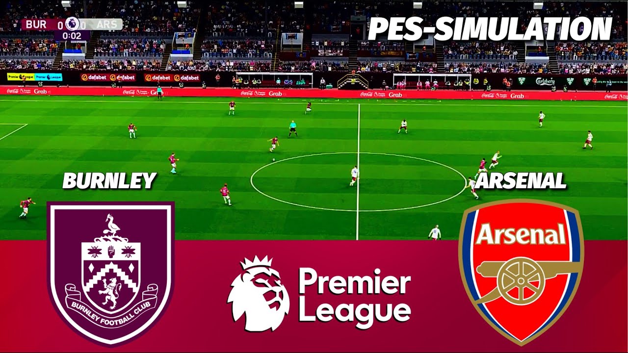 🔥 Live PES 2021 Simulation: Burnley vs Arsenal | Premier League 2025/26