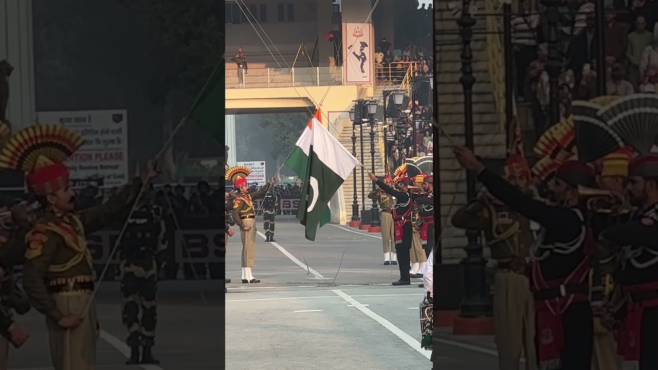 Ak47 😱 at Wagah Border Beating Retreat 🇮🇳🇵🇰