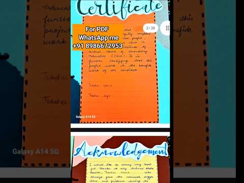 Class 12 Business Studies Project File | Market Management on Coffee | #shorts
