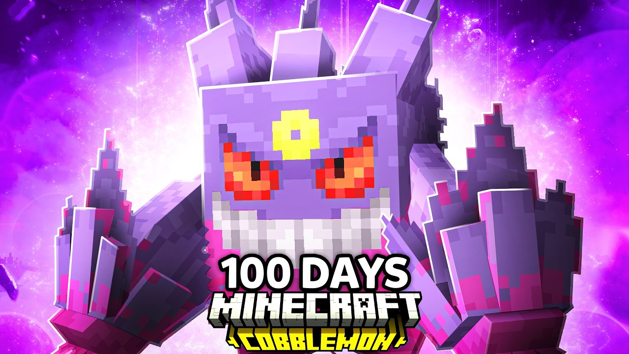 I Spent 100 Days as GHOST TRAINER Pokémon Minecraft VS. my Rival! (Duos Cobblemon)