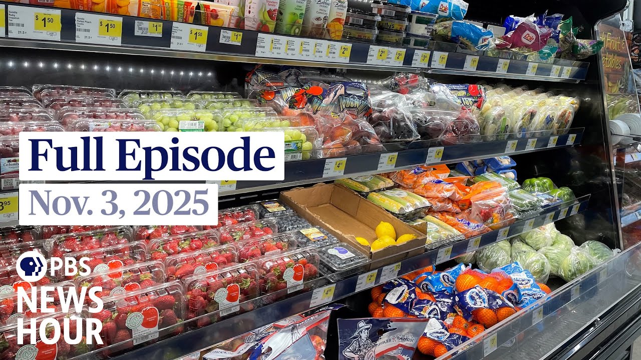 PBS News Hour Full Episode | Nov. 3, 2025 – Shutdown Impact & More 📰