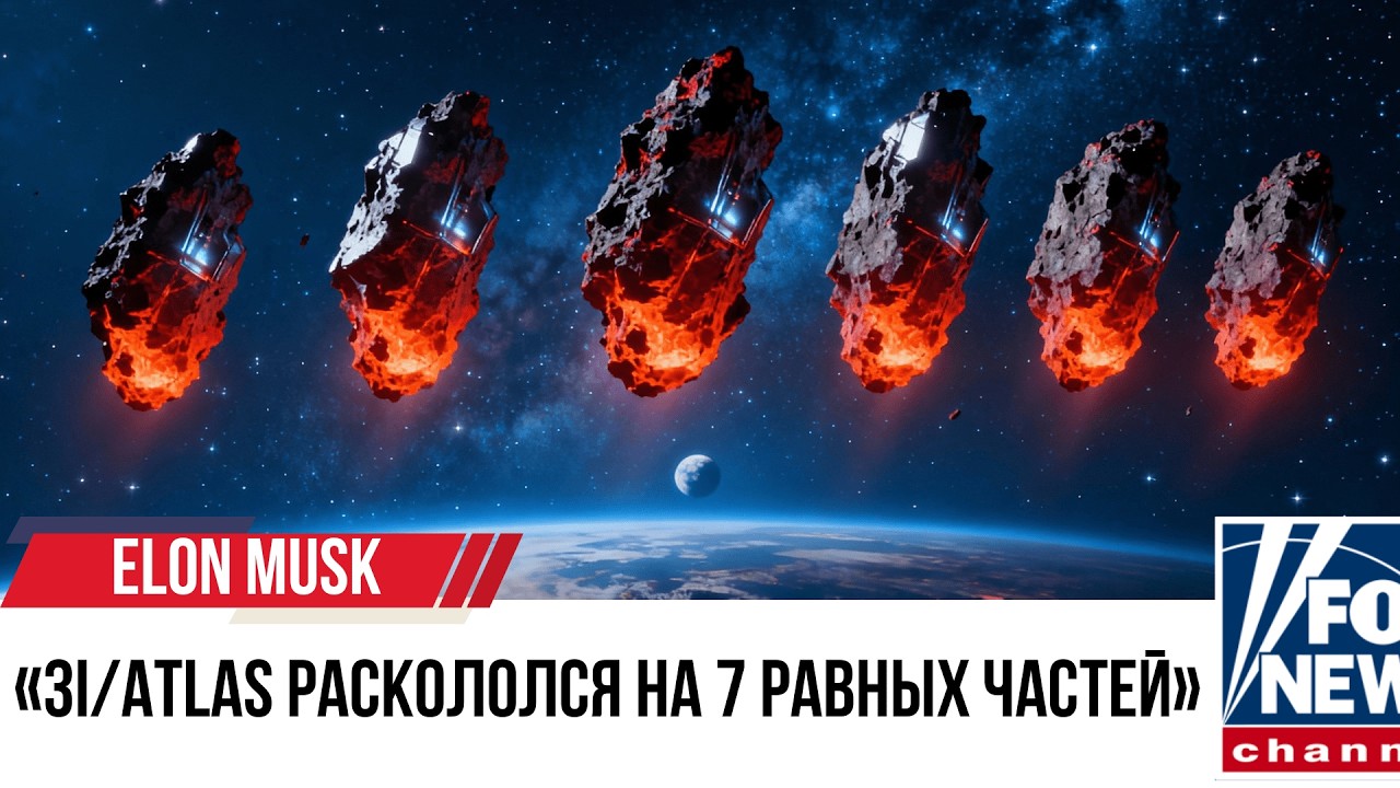 СРОЧНО! Комета 3I/ATLAS распалась на 7 одинаковых объектов — что это значит? 🌌
