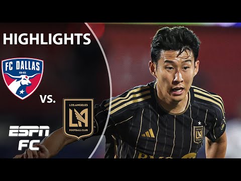 Son Heung-Min SCORES 🔥 FC Dallas vs. LAFC | MLS Highlights | ESPN FC