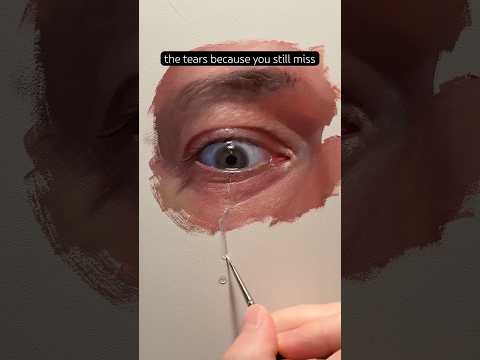 How to paint and eye #art #paintingtutorial #howtopaint #asmr