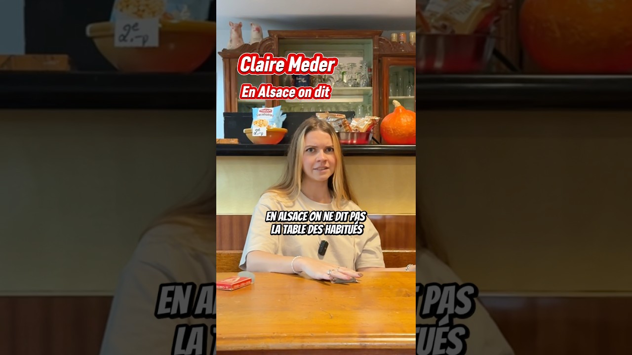 Connais-tu ce mot d'Alsace ? 😄