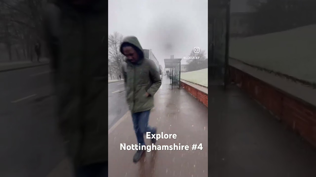 Experience a Cozy Winter Day at the University of Nottingham ❄️