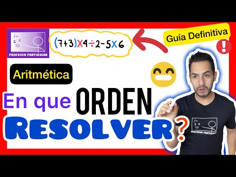 ✅ORDEN de las OPERACIONES de Matemáticas [ 𝙋𝙖𝙨𝙤 𝙖 𝙋𝙖𝙨𝙤!💪🏻💯😎]Áʟɢᴇʙʀᴀ