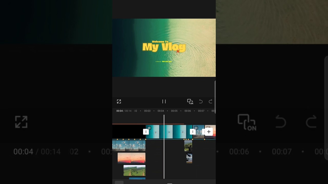 Vlog Intro Template in #CAPCUT π¬