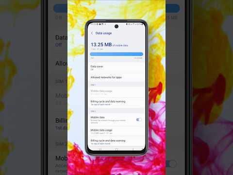 How To Hide Data Usage Warning 2025 || Samsung Galaxy || #Shorts