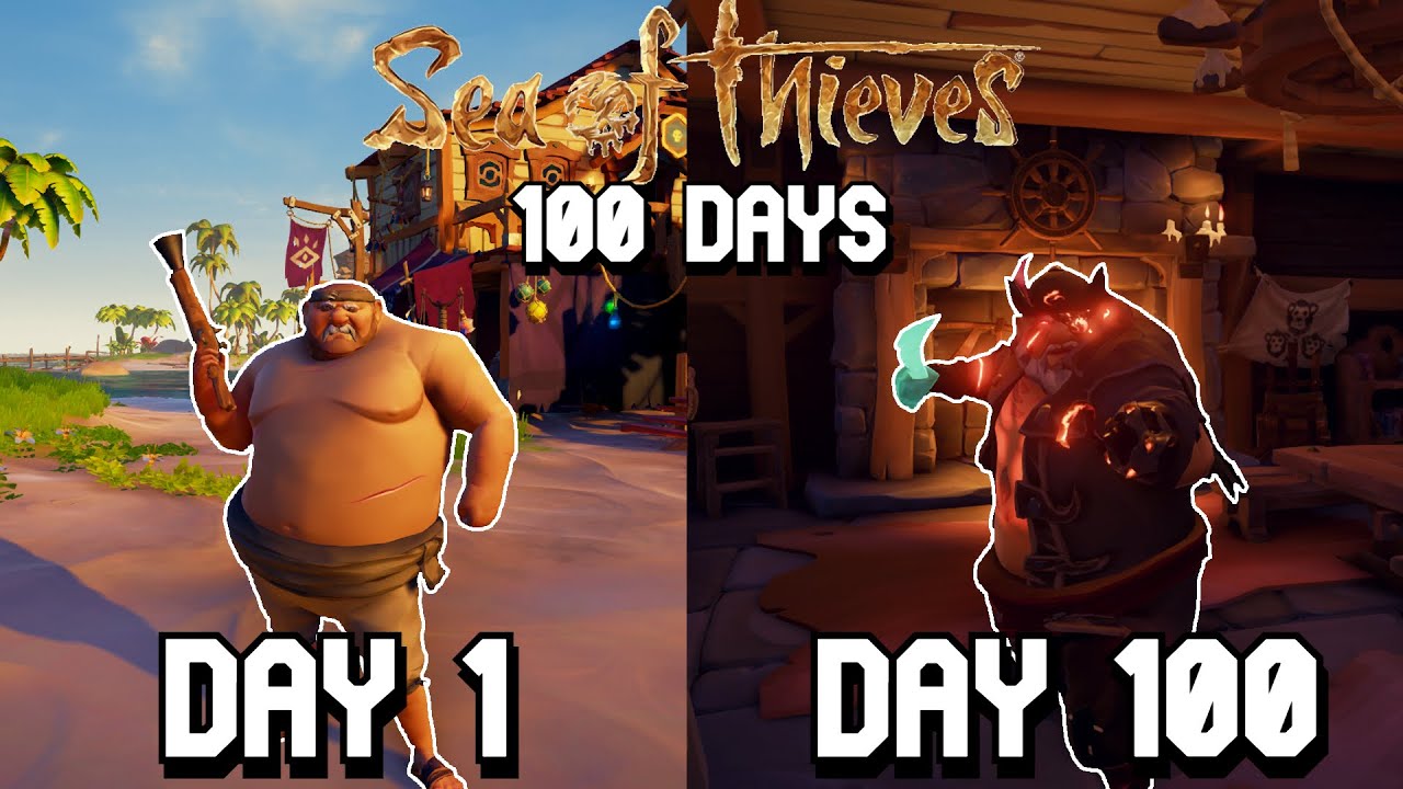 100 Days as a Pirate in Sea of Thieves ⚓