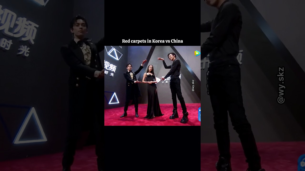 Korea vs China Red Carpet Showdown 🎬
