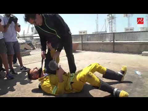 راغب علامة يضرب رامز جلال بالحزام فى رامز بيلعب بالنار - Ragheb Alama