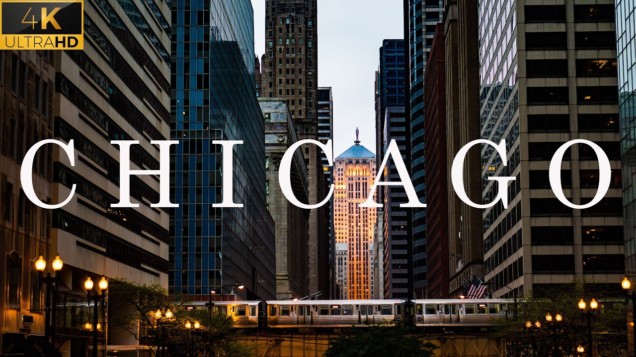 Chicago City 4K Cinematic Drone Footage 🇺🇸