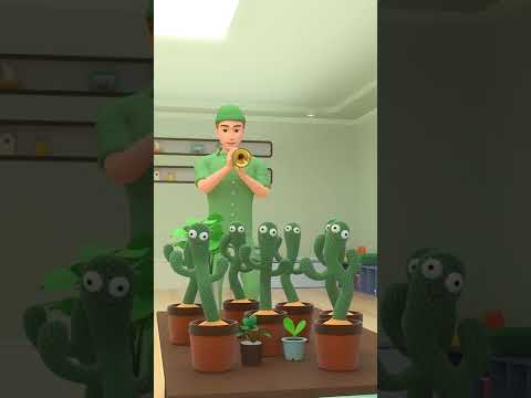 ALIVE CACTUS WITH PIED PIPER #mayamax #cocometa