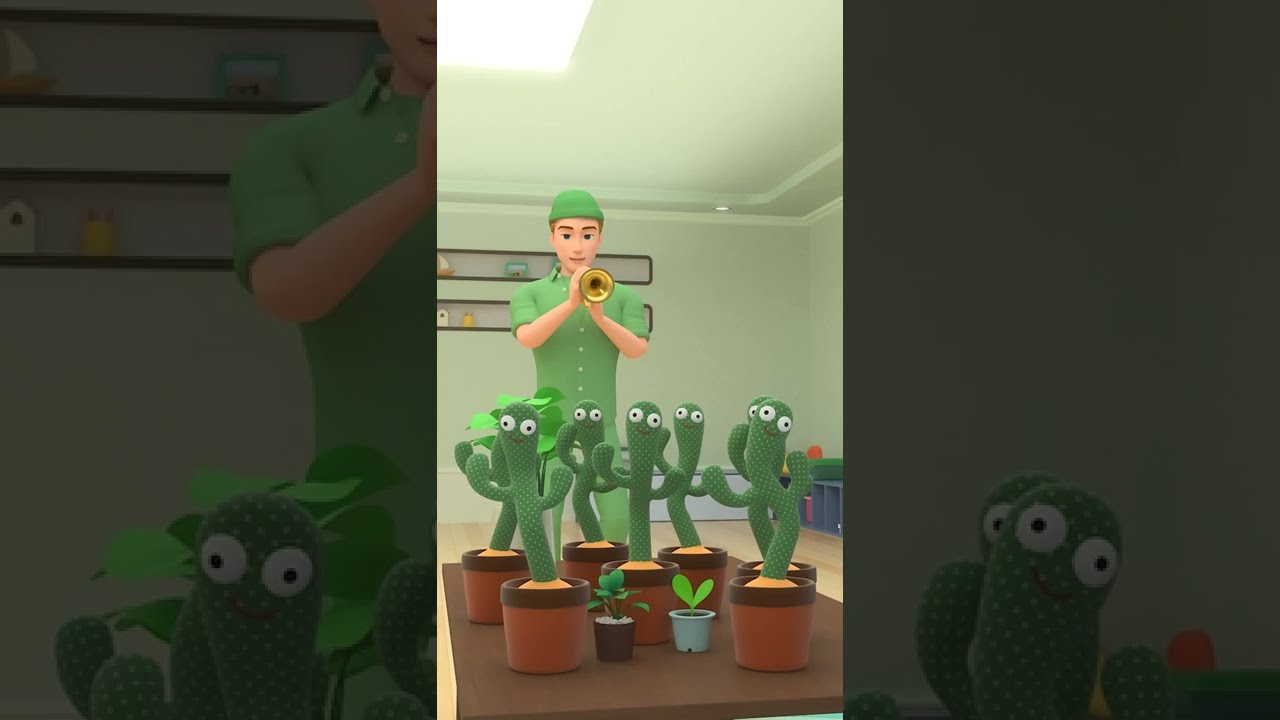 Funny Alive Cactus with Pied Piper β Must Watch! π΅πΆ