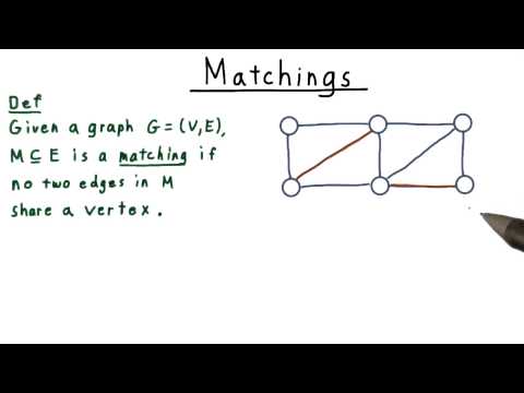Matching - Georgia Tech - Computability, Complexity, Theory: Algorithms
