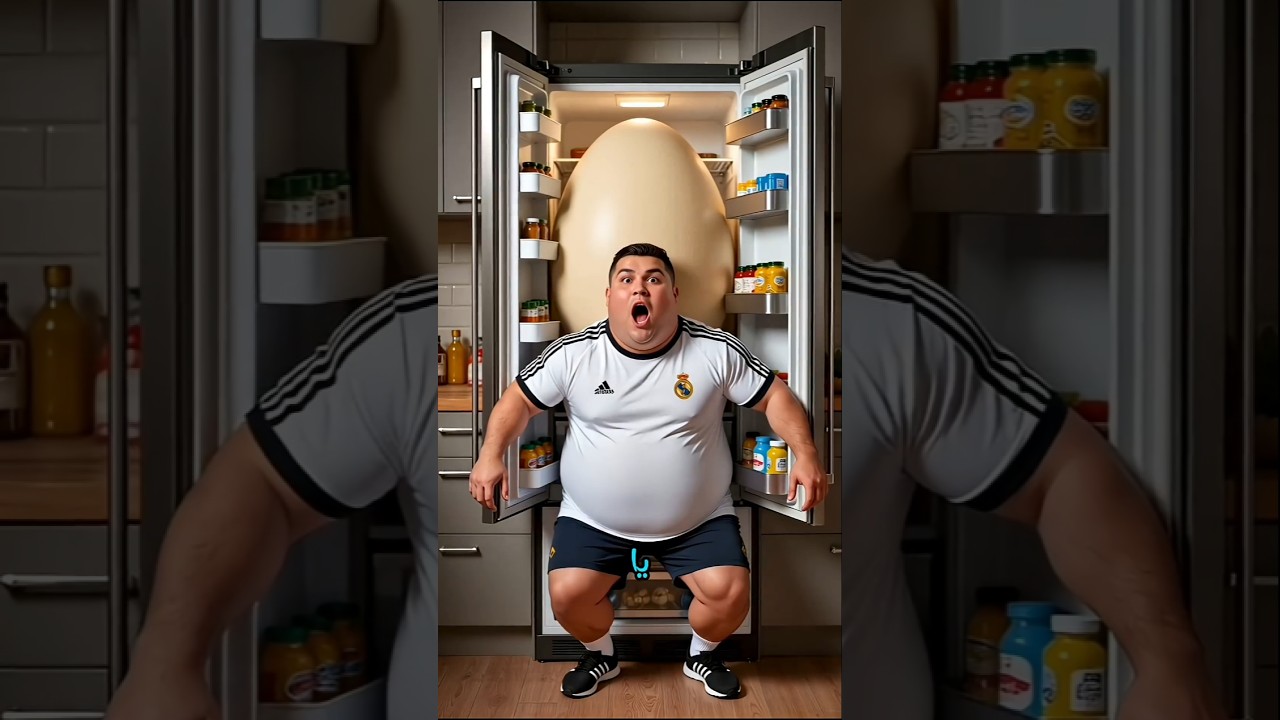 هل تتوقع ماذا يحدث بين كريستيانو والبيضة؟ 🤔 #Shorts