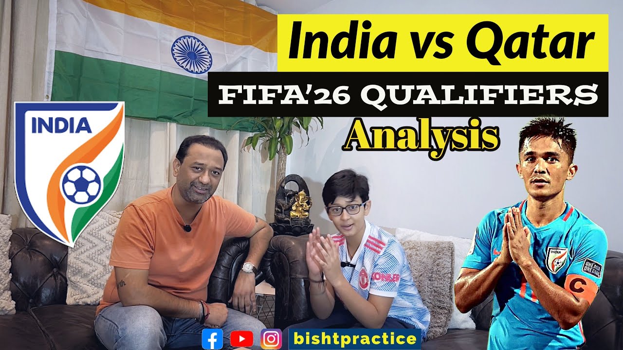 India vs Qatar FIFA World Cup Qualifier Analysis ⚽
