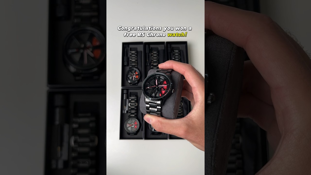 🎉 Claim Your Free RS Chrono Wheel Watch – Durable & Stylish! 🎉