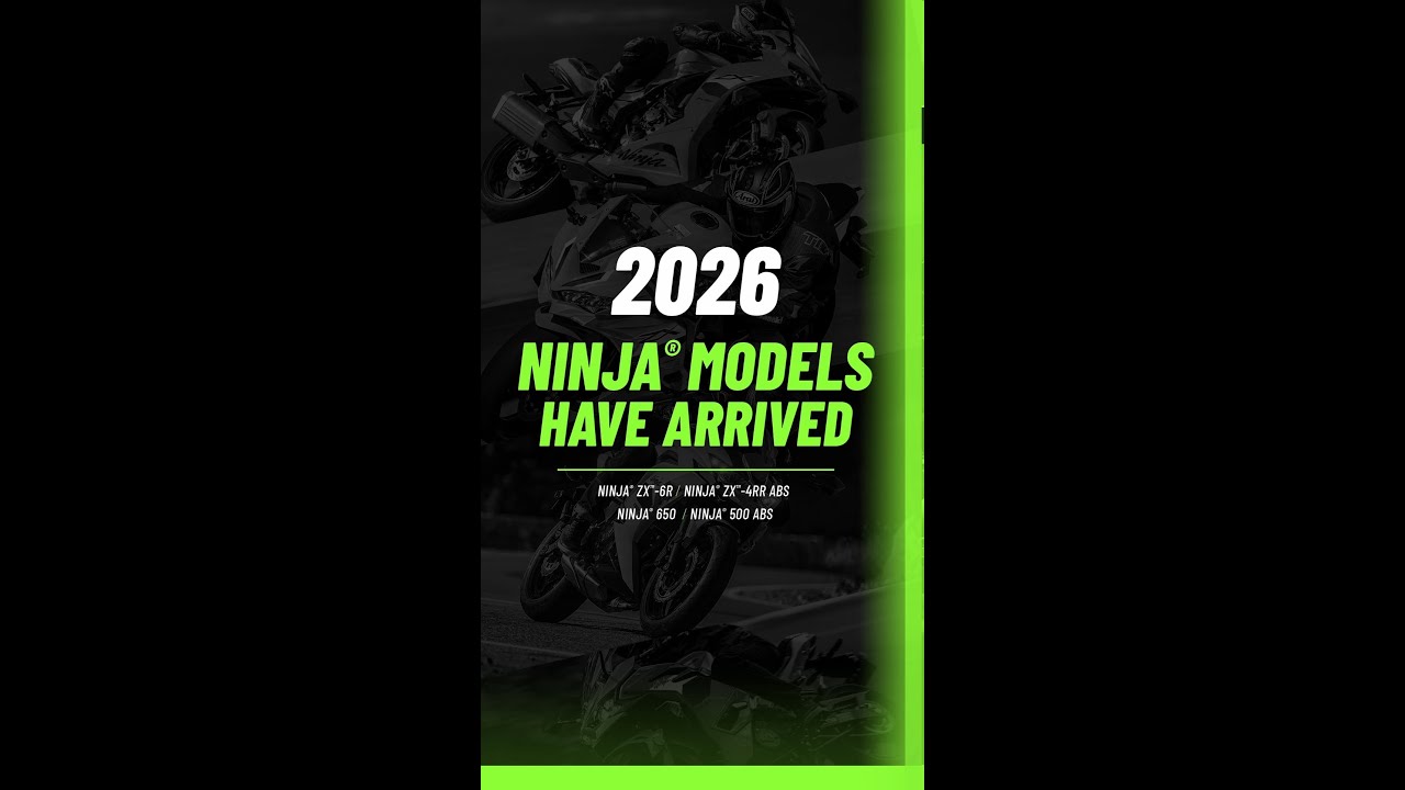 2026 Kawasaki Ninja Models Unveiled 🏍️