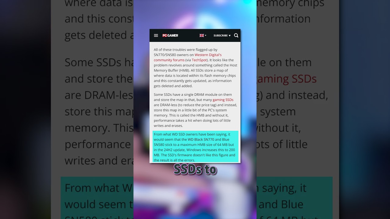 Windows 11 Update Bricks WD SSDs