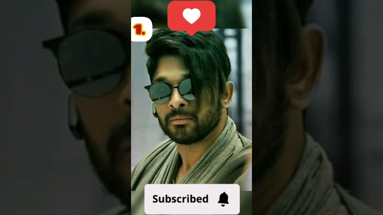 Top 5 Allu Arjun Hairstyles 🎬
