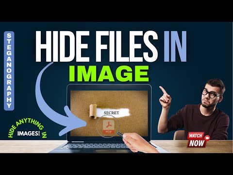 How to Securely hide Sensitive files Inside another File | Hide any File inside an Image