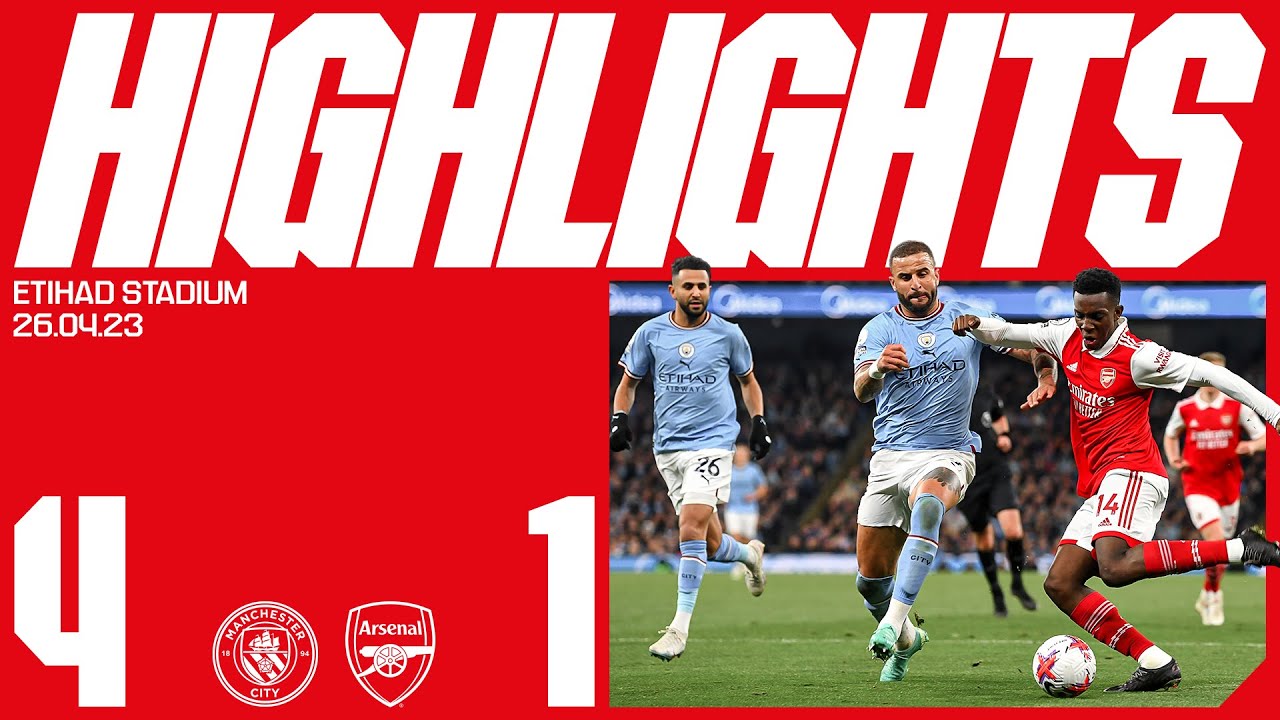 Manchester City Dominates Arsenal 4-1 | Premier League Highlights ⚽