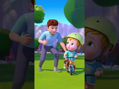 Learn To Ride a Bike | Nursery Rhymes & Kids songs | NuNu Tv #toddlersongs #singalong #kids