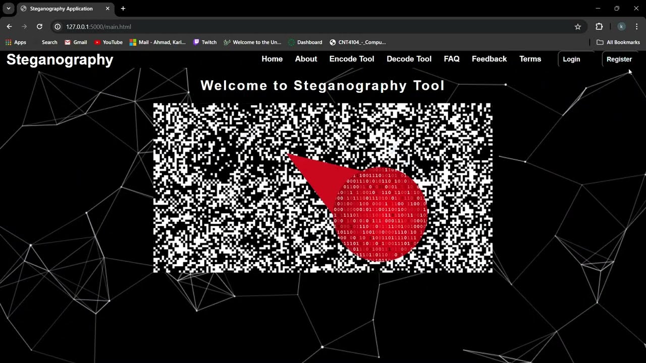 Web-Hosted Steganography Application for Penetration Testing