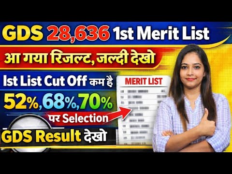 India Post GDS 2026 Merit List: How to Check 🔴