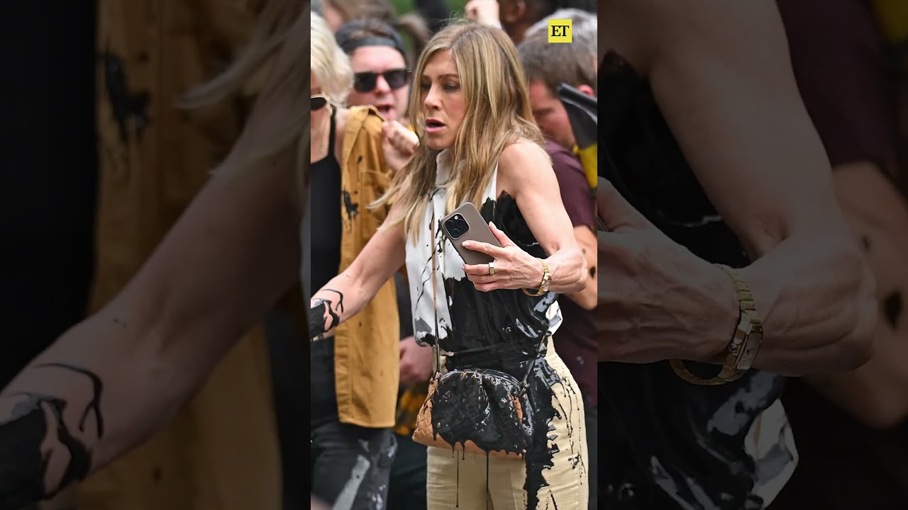 Jennifer Aniston Hit with Oil on 'The Morning Show' 🎬