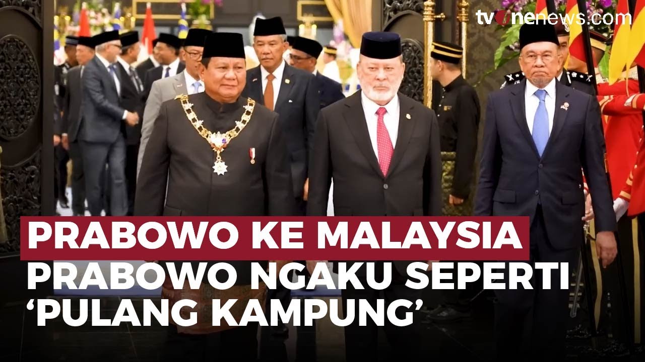 Prabowo Terima Penghargaan dari Johor 🇲🇾