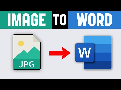 How to Convert Image to Word Document