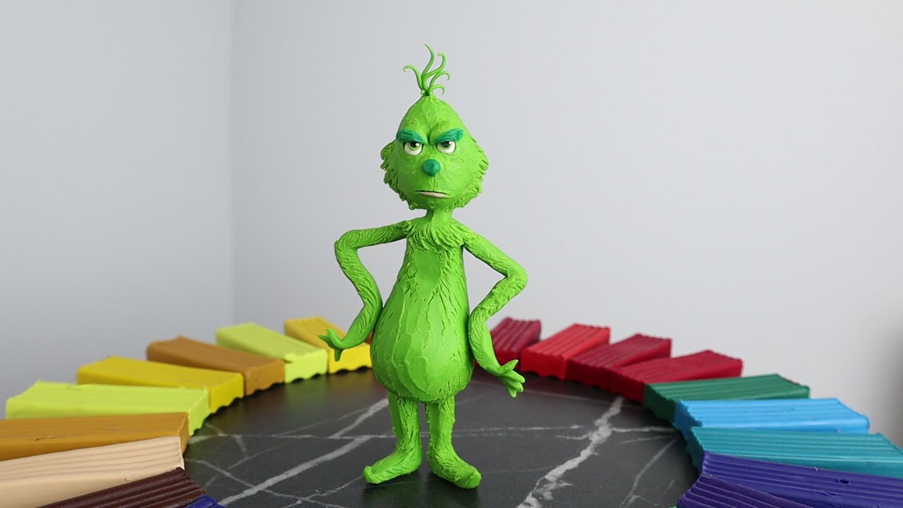 I made Grinch from plasticine.