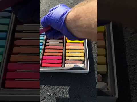 Bluey & Bingo Celebrate Christmas with Festive Chalk Art | Bluey #ytshorts