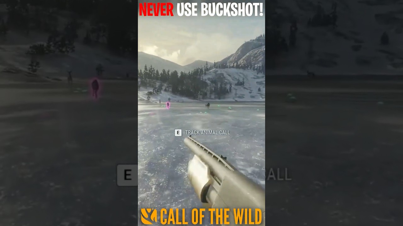 Why You NEVER Use BUCKSHOT on Call of the Wild...  #risky #thehunter #cotw #deer #battlefield