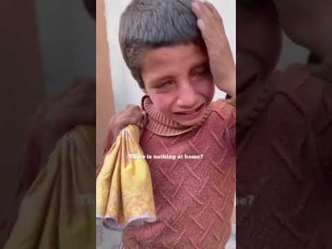 Crying because of hunger #respect #supporthuman #poorfamily #help #viral #video #poor #shorts