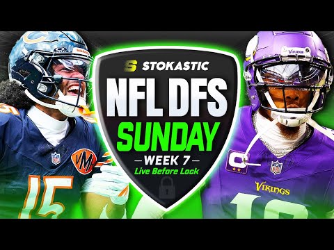 NFL DFS Live Before Lock | Week 7 NFL DFS Picks for DraftKings & FanDuel