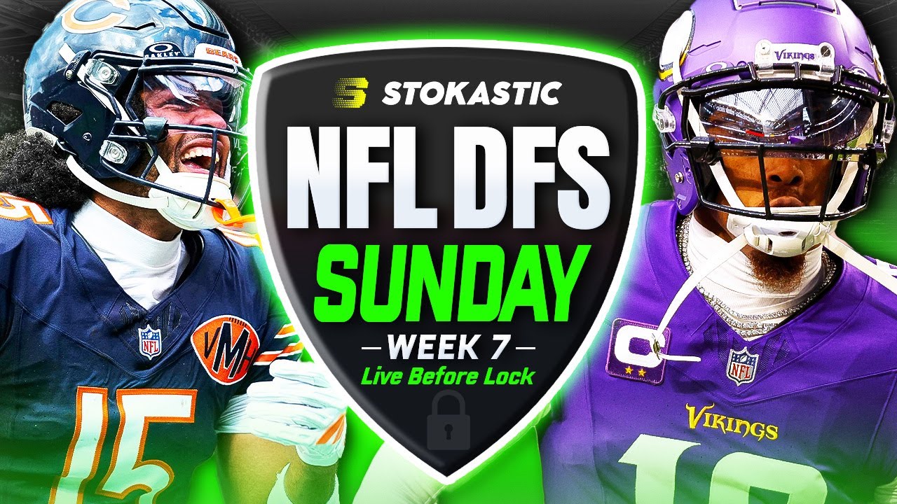 NFL DFS Live Before Lock | Week 7 DraftKings & FanDuel Picks