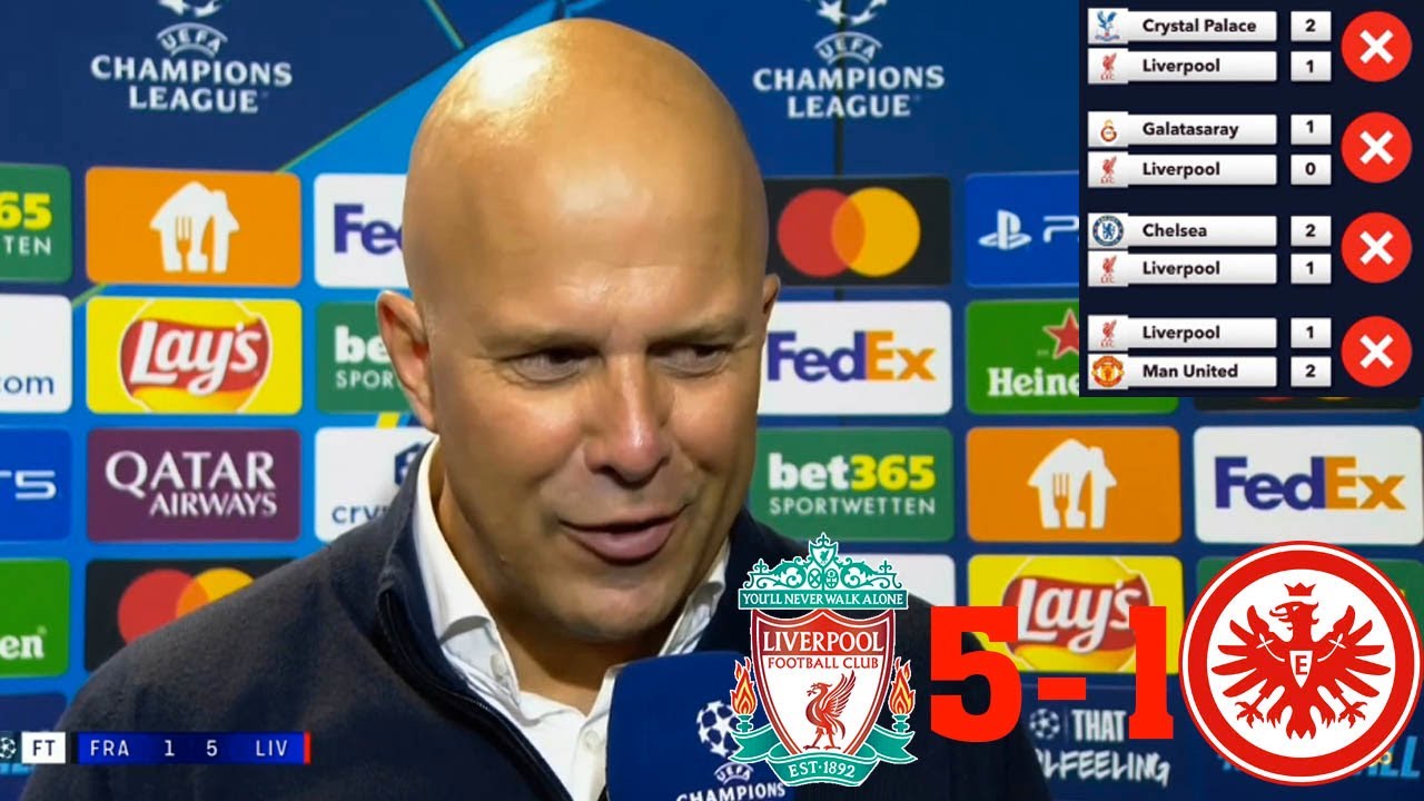 Arne Slot Breaks Losing Streak in Postmatch Interview ⚽