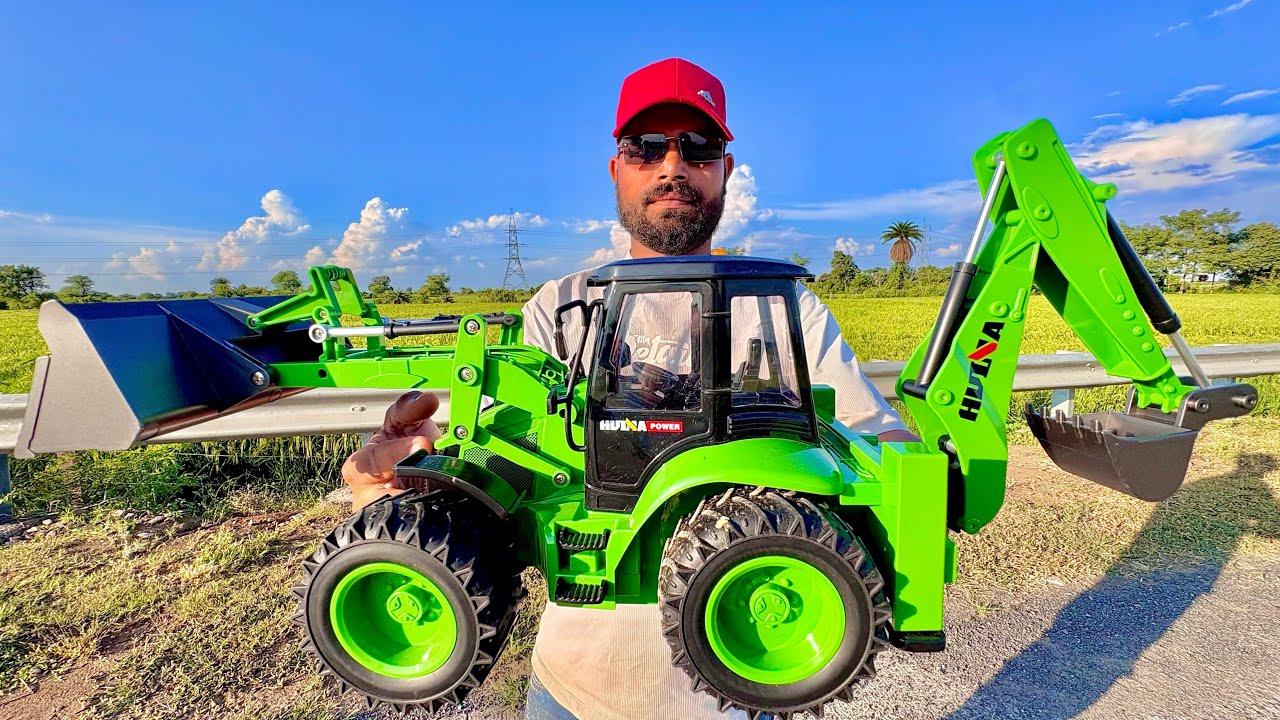 New JCB Unboxing Vlog | JCB 3DX Backhoe Loader Full Remote Control | Construction vehicles Unboxing