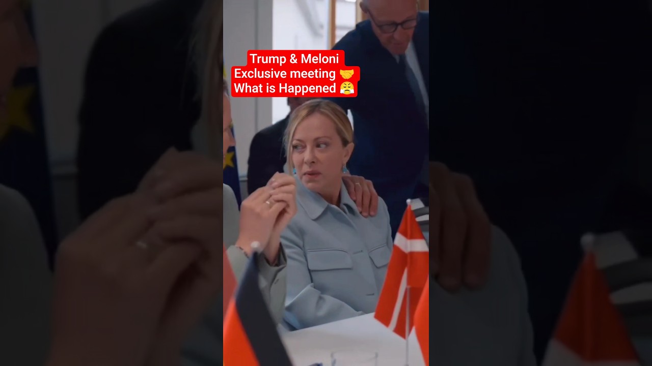 Exclusive: Trump Meets Giorgia Meloni โ What Was Discussed? ๐บ๐ธ๐ฎ๐น
