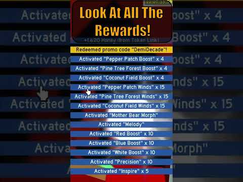 New Anniversary Codes! (Bee Swarm Simulator)