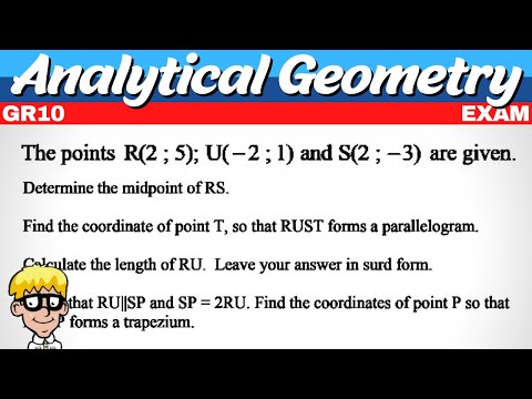 Grade 10 Analytical Geometry Exam Preparation