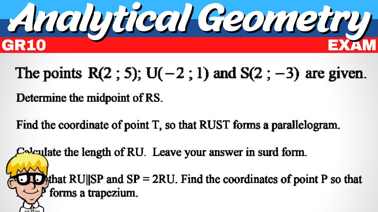 Grade 10 Analytical Geometry Exam Preparation