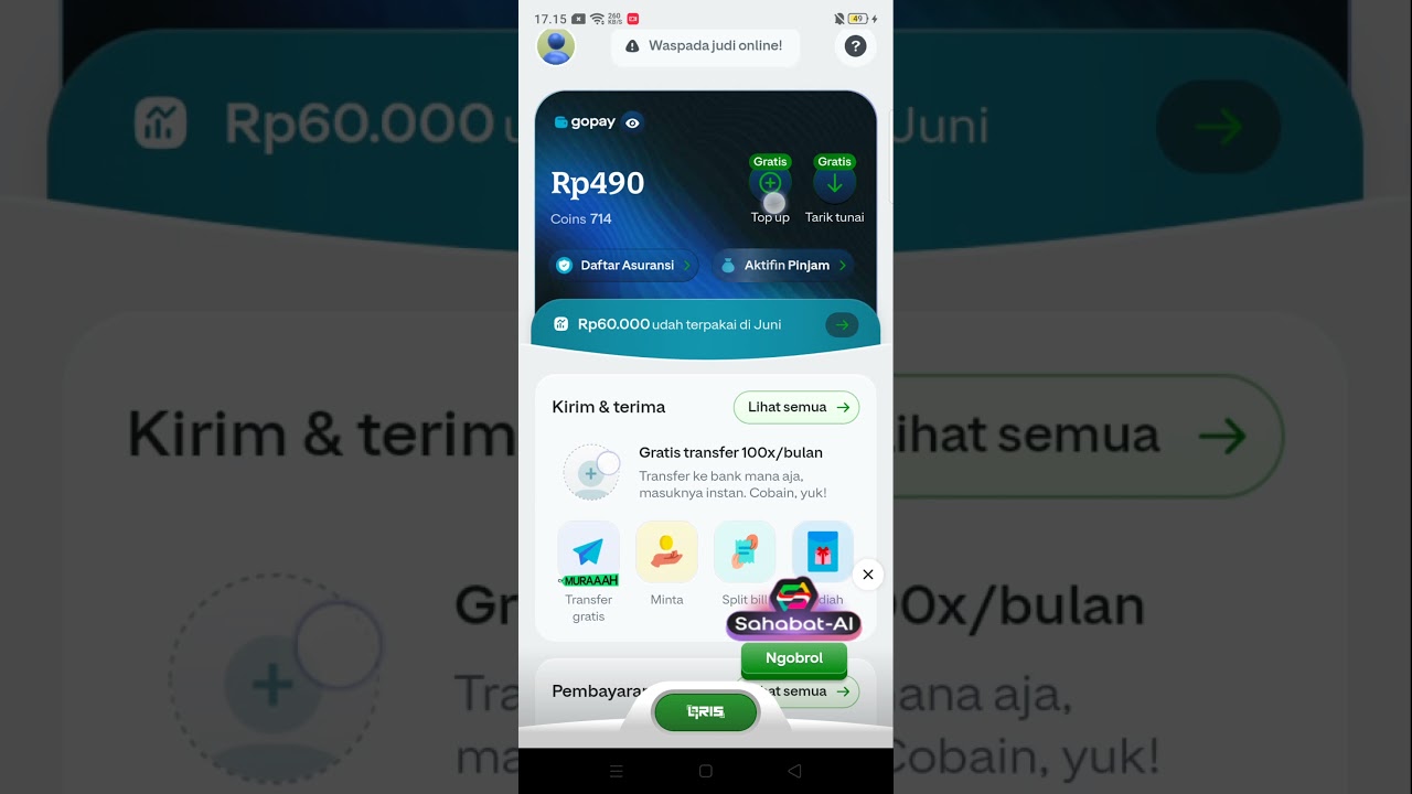 TUTORIAL MELAKUKAN TOP UP DI APLIKASI GOPAY DARI INDOMARET BUAT YANG BELUM TAHU #fyp #tutorial