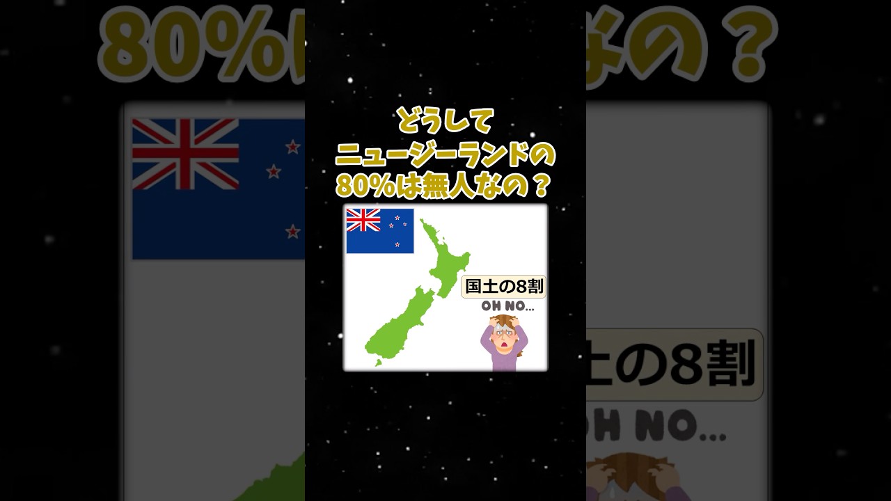 なぜニュージーランドの80%は無人？驚きの地理的理由🌍