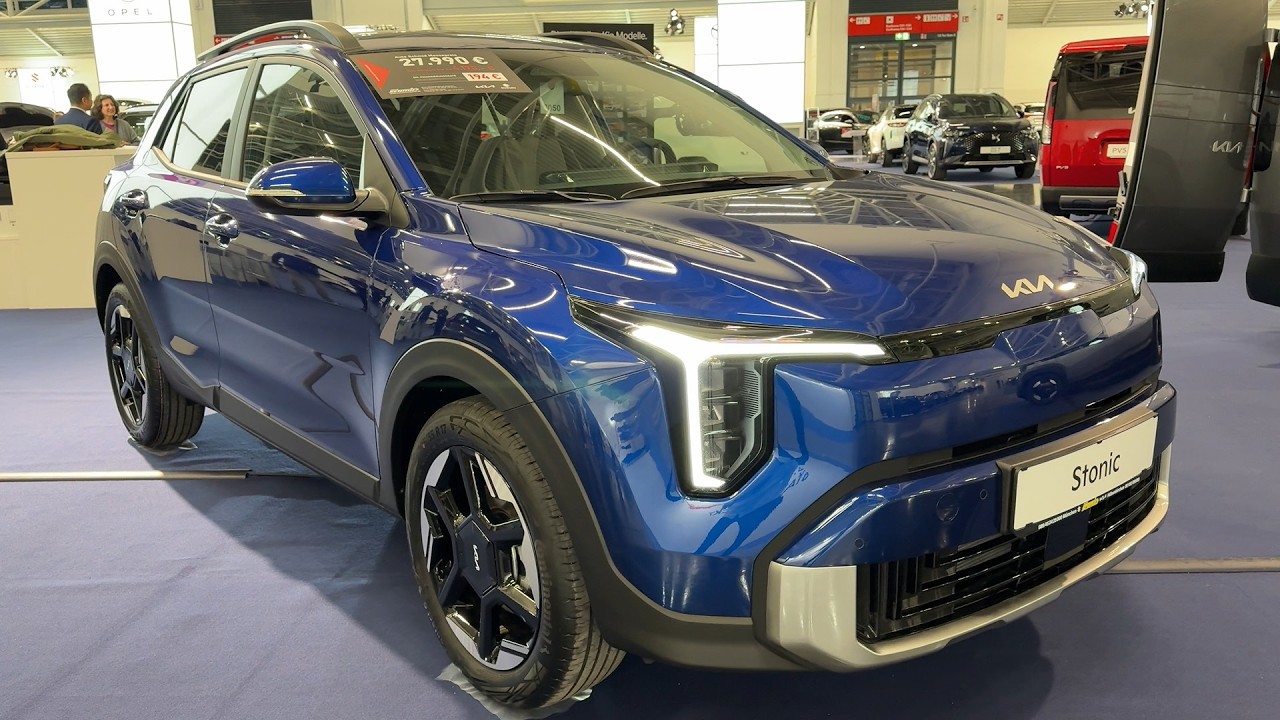 New KIA STONIC 2026 (Europe) - stylish model in details (new BLUE COLOR) 1.0 Mild Hybrid